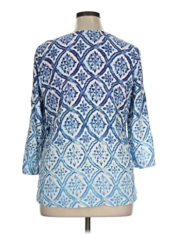 JM Collection 3/4 Sleeve Blouse (view 2)