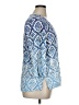 JM Collection Blue 3/4 Sleeve Blouse Size XL (petite) - photo 4