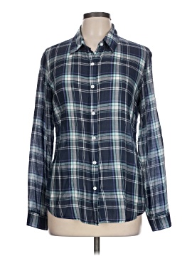 Garnet Hill Long Sleeve Button Down Shirt
