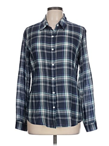 Garnet Hill Long Sleeve Button-Down Shirt (view 1)