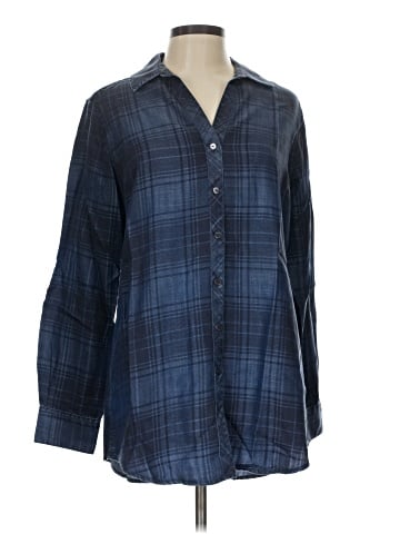 Foxcroft Long Sleeve Button-Down Shirt (view 1)