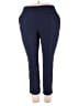 Simply Vera Vera Wang Solid Blue Active Pants Size 1X - photo 1