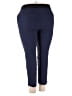 Simply Vera Vera Wang Solid Blue Active Pants Size 1X - photo 2