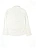 Unbranded Solid Ivory Long Sleeve Button-Down Shirt Size 8 - photo 2