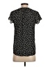 H&M 100% Polyester Black Short Sleeve Blouse Size 4 - photo 2