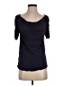 Esley Black Short Sleeve Top Size S - photo 1