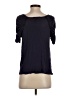Esley Black Short Sleeve Top Size S - photo 2