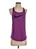Nike 100% Polyester Purple Tank Top Size S - photo 1