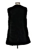 Echo 100% Polyester Black Faux Fur Vest Size Med - Lg - photo 2