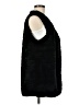 Echo 100% Polyester Black Faux Fur Vest Size Med - Lg - photo 4