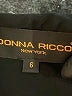 Donna Ricco 100% Polyester Black Short Sleeve Top Size 6 - photo 7
