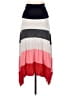 Gap Color Block Red Gray Casual Skirt Size S - photo 1