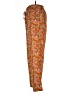 pretty garbage 100% Polyester Paisley Orange Casual Pants Size L - photo 5