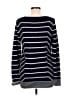 Ann Taylor LOFT Stripes Black Pullover Sweater Size M - photo 2
