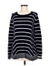 Ann Taylor LOFT Stripes Black Pullover Sweater Size M - photo 1