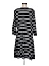Chico's Stripes Black Casual Dress Size L - photo 2