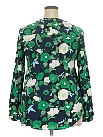 Merona Long Sleeve Blouse (view 2)