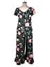 Emery Rose Floral Black Jumpsuit Size 1X - photo 2