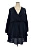 City Chic 100% Polyester Solid Blue Casual Dress Size 18 Plus (M) - photo 1