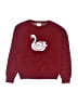 Piper and Posie Graphic Burgundy Pullover Sweater Size 7 - 8 - photo 1