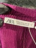 Zara Chevron-herringbone Purple Shorts Size L - photo 3