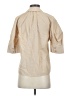 Zara Tan 3/4 Sleeve Button-Down Shirt Size XS - photo 2