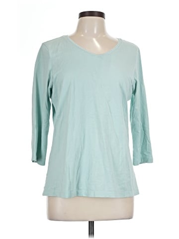 Christopher & Banks 3/4 Sleeve T-Shirt (view 1)