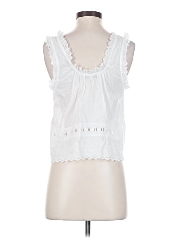 Madewell Embroidered Scalloped Tank (view 2)