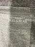 Pull&Bear Solid Gray Short Sleeve T-Shirt Size M - photo 7