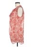 CAbi 100% Polyester Pink Sleeveless Blouse Size M - photo 5
