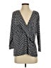 Charter Club Black 3/4 Sleeve Blouse Size L (petite) - photo 1