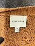 Pink Rose 100% Polyester Brown Pullover Sweater Size M - photo 7