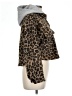 Love Tree 100% Polyester Animal Print Brown Faux Fur Jacket Size L - photo 4