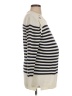Seraphine Stripes Ivory Pullover Sweater Size Sm Maternity - photo 4