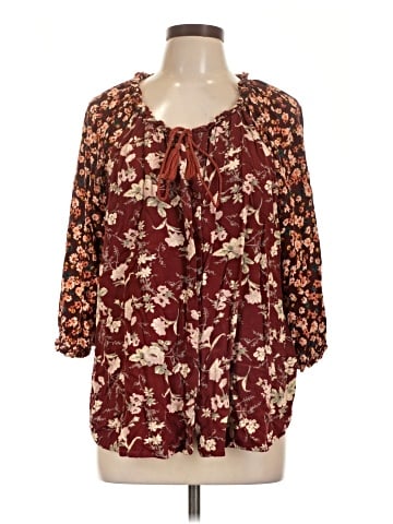 Intro 3/4 Sleeve Blouse (view 1)