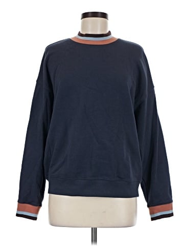 Madewell (Re)sourced Cotton Studio Ringer Mockneck Sweatshirt (view 1)