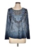 One World Blue Long Sleeve Top Size L - photo 1