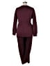 On 34th Solid Burgundy Jumpsuit Size XL - photo 2