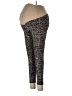Motherhood Animal Print Black Leggings Size Lg Maternity - photo 1