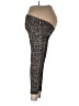 Motherhood Animal Print Black Leggings Size Lg Maternity - photo 4