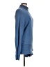 Moda International Blue Turtleneck Sweater Size L - photo 4