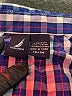 Nautica Checkered-gingham Blue Long Sleeve Button-Down Shirt Size 18-24 mo - photo 3