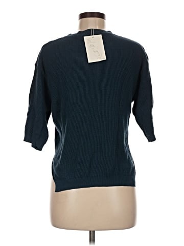 Knit Mix 3/4 Sleeve T-Shirt (view 2)