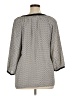 Violet & Claire 100% Polyester Polka Dots Ivory 3/4 Sleeve Blouse Size XL - photo 2