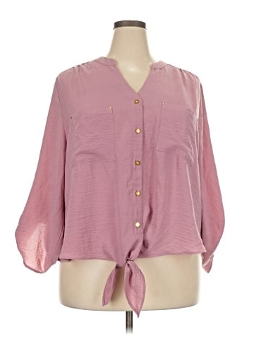 Adrienne Vittadini 3/4 Sleeve Blouse (view 1)