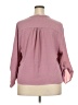 Adrienne Vittadini 100% Polyester Pink 3/4 Sleeve Blouse Size 2X - photo 2