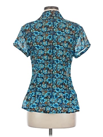 NY Collection Short Sleeve Blouse (view 2)