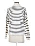 Madewell Stripes Silver White Pullover Sweater Size XS - photo 2