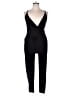 Go Couture Solid Black Jumpsuit Size XL - photo 1