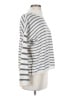 Madewell Stripes Silver White Pullover Sweater Size XS - photo 4